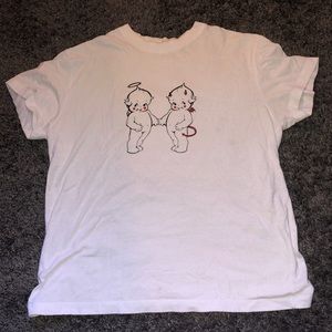 Brandy Melville Baby Devil and Angel t shirt